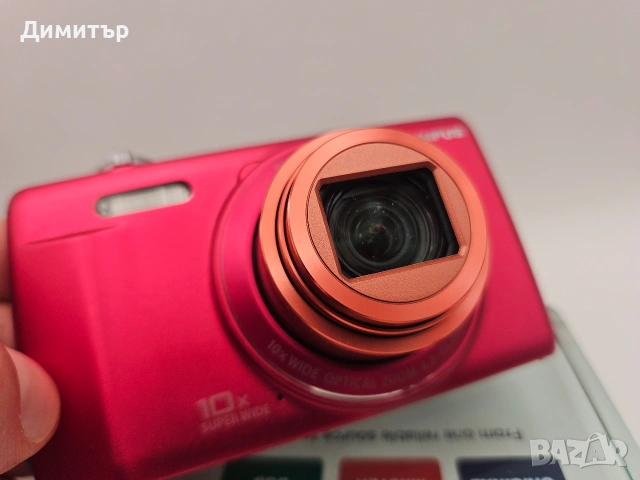 Дигитален Фотоапарат Olympus VR 350 16mp digital camera red , снимка 12 - Фотоапарати - 53702436