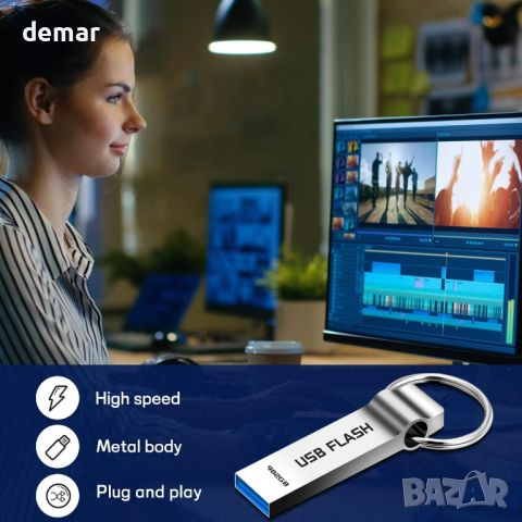 Aogamb USB стик 982 GB Високоскоростен Memory Stick 3.0 USB устройство с голям капацитет, снимка 4 - Друга електроника - 45633227