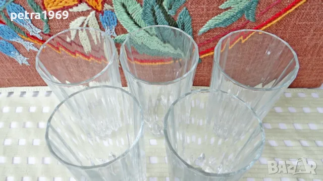 Стъклени чаши за вода, безалкохолно, снимка 3 - Чаши - 49679541