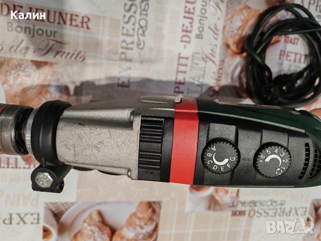 Metabo sbe 850 impulse двускоростна ударна бормашина. , снимка 5 - Бормашини - 53050357