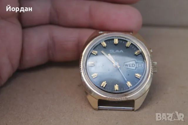 СССР мъжки часовник ''Слава'' /26 камъка/, снимка 10 - Мъжки - 50291024