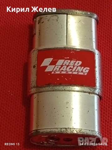 Метална запалка RED RACING работи иска зареждане за КОЛЕКЦИЯ ДЕКОРАЦИЯ 34898, снимка 6 - Запалки - 53605668