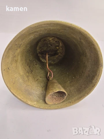 Малка масивна камбана, снимка 2 - Антикварни и старинни предмети - 51394688