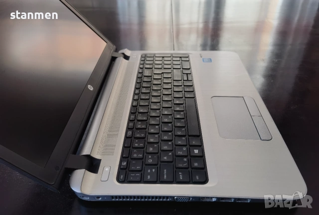 Продавам лаптоп HP ProBook 450 g3/IPSматFullHDсКам/4х2.4GhzТhr/8gbDDR4/SSD256gb+500gb/4чБат/DVDrw/Пр, снимка 5 - Лаптопи за работа - 53203561
