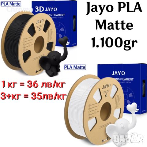 PLA Филамент нишка за 3D принтер 3D Filament PLA+ SILK Matte META TPU PETG, снимка 4 - Други - 43525008