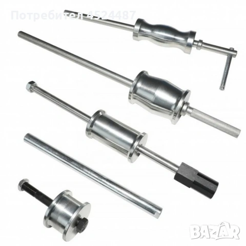 Комплект обратен чук за вадене на дюзи 40 части, снимка 6 - Куфари с инструменти - 53400275