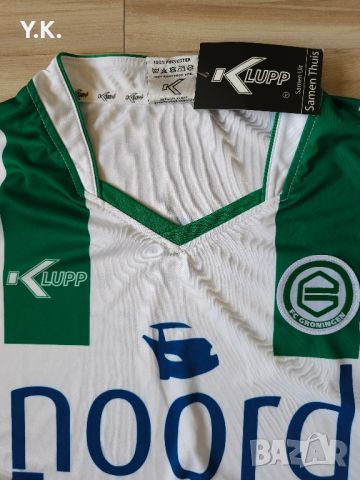 Оригинална мъжка тениска Klupp x F.C. Groningen / Season 09-10 (Home), снимка 4 - Тениски - 46257358