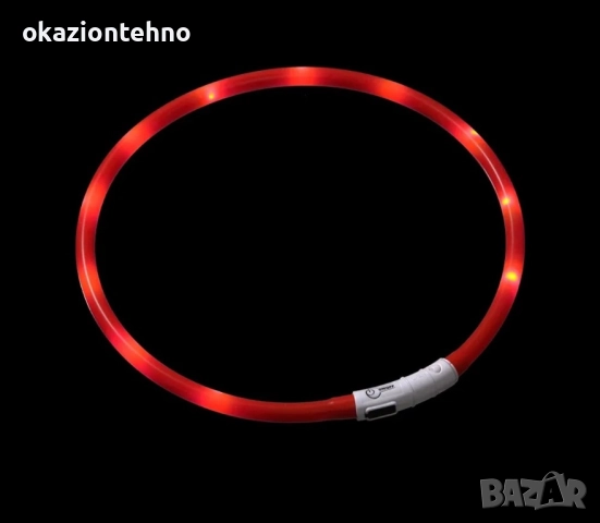 Karlie Visio Light LED тръбна каишка L: 20–70 см