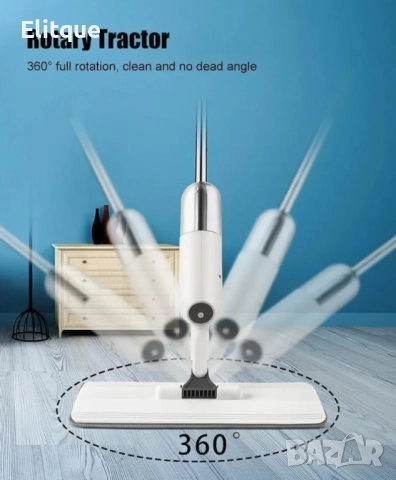 Почистващ и дезинфекциращ плосък спрей моп, снимка 11 - Други стоки за дома - 52596909