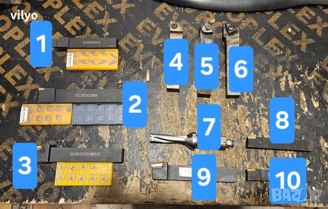 ножове за струг, снимка 3 - Други инструменти - 54003921