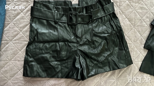 Кожени къси панталони , снимка 3 - Къси панталони и бермуди - 51688147