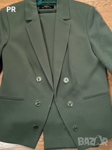 Елегантен костюм - двуредно сако и панталон "Дика", снимка 3 - Костюми - 45710196