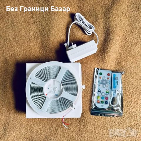 Нова WIFI RGB LED Лента 5M PAUTIX за Домашно Осветление с Гласово Управление, снимка 9 - Лед осветление - 46555839