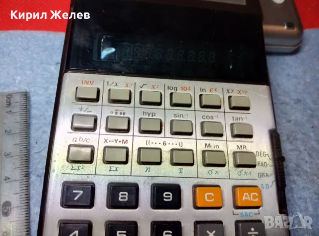 CASIO fx-39 SCIENTIFIC CALCULATOR MADE in JAPAN ОРИГИНАЛЕН МНОГОФУНКЦИОНАЛЕН КАЛКУЛАТОР КАСИО 47822, снимка 6 - Друга електроника - 47655729