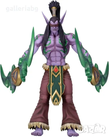 NECA Heroes of the Storm World of Warcraft The Betrayer Illidan фигура  , снимка 2 - Колекции - 47291080