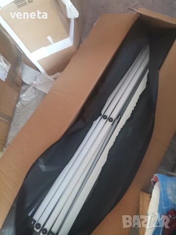 COBIZI Canopy 10x10 Pop Up Canopy Водоустойчива Tent Изскачаща палатка с прави крака, снимка 6 - Градински мебели, декорация  - 50023260