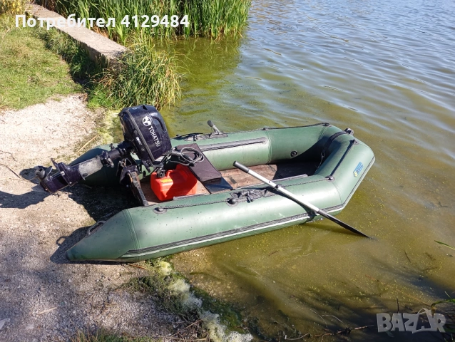 Продавам надуваема лодка "Омега" заедно с извънбордов двигател Тохацу, снимка 3 - Воден транспорт - 53745071
