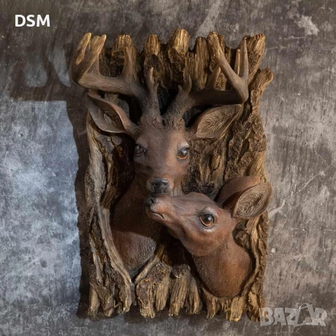 Ново Пано за Стена Елен -  Декорация Еленчета 35х22см, снимка 2 - Пана - 35969045