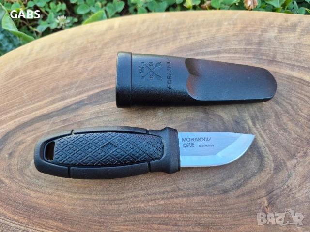 Шведски джобен нож Morakniv Eldris с фиксирано острие и кания,Sandvik , снимка 5 - Ножове - 50809361