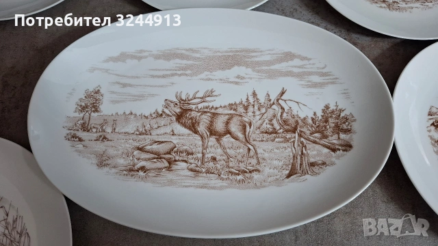 Ловен сервиз за хранене Bavaria , снимка 11 - Сервизи - 54235686