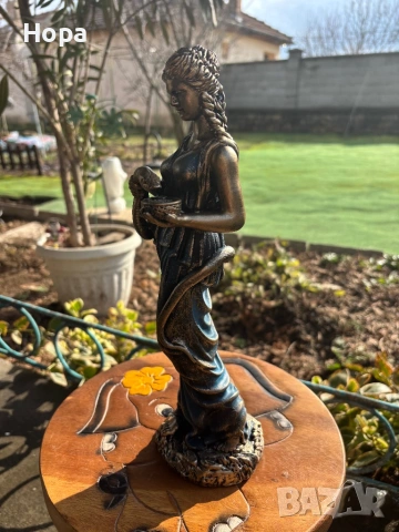 Статуетка Хигия 30см., снимка 4 - Статуетки - 53536598