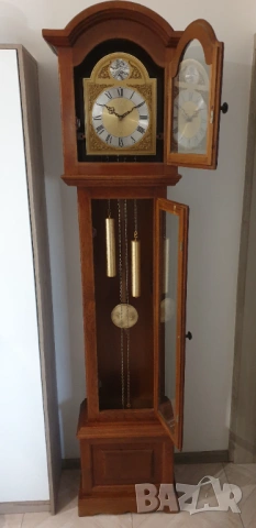 Стар паркетен часовник, снимка 4 - Антикварни и старинни предмети - 54200637