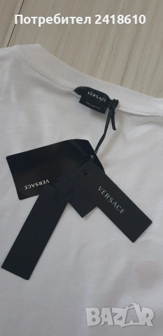 Versace Medusa Gianni VERSACE Cotton Taylor Fit Mens Size M НОВО! ОРИГИНАЛ! Мъжка Тениска!, снимка 13 - Тениски - 53904641