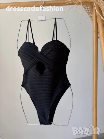 Цял бански костюм в черен цвят , снимка 12 - Бански костюми - 51117311