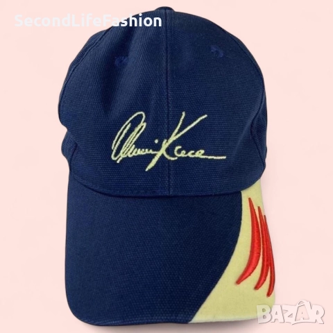 Винтидж бейзболна шапка Adidas с регулируема форма и рядък дизайн синя 