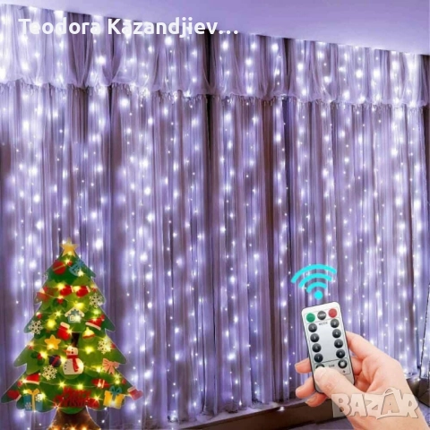 Дядо Коледа + Елха със заскрежени връхчета + Подарък , снимка 5 - Декорация за дома - 52539430