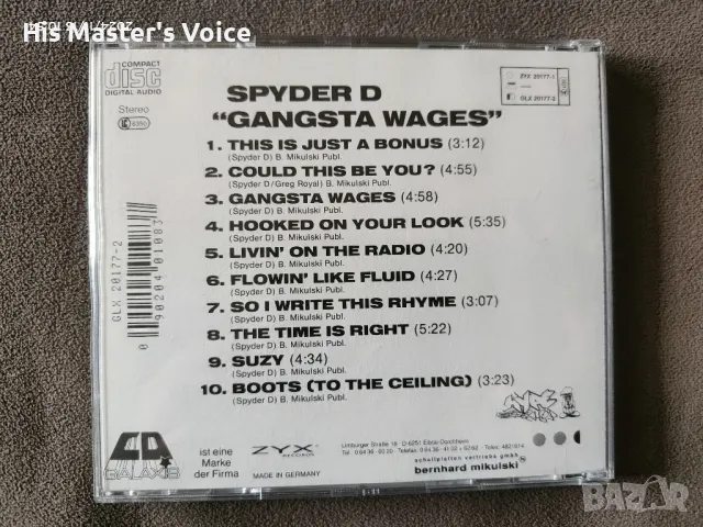 Spyder-D - Gangsta Wages CD, снимка 2 - CD дискове - 48330509