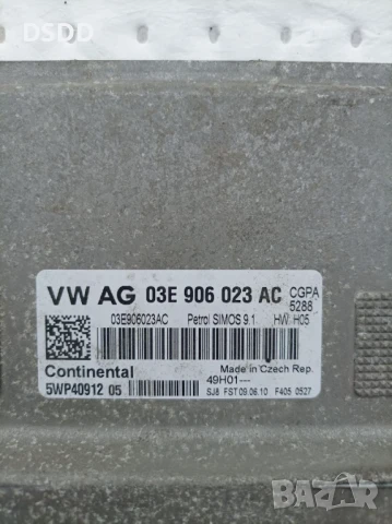 Компютър двигател / ECU 03E906023AC 5WP40912  за Skoda Fabia 1.2i, снимка 2 - Части - 50903475