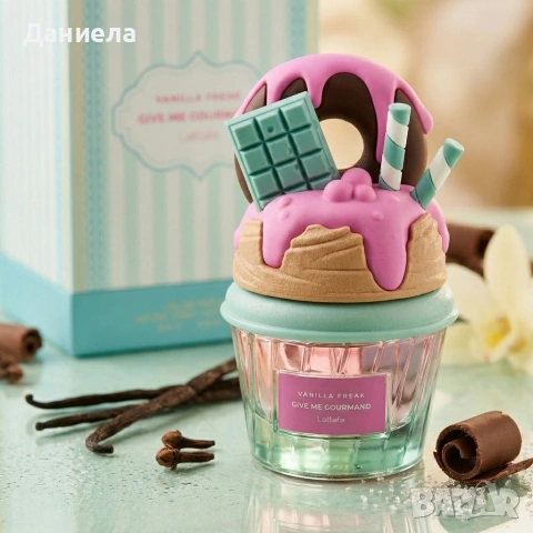 Сладък гурме аромат с нотки на ванилова торта Lattafa Give Me Gourmand Vanilla Freak, снимка 2 - Унисекс парфюми - 54065290