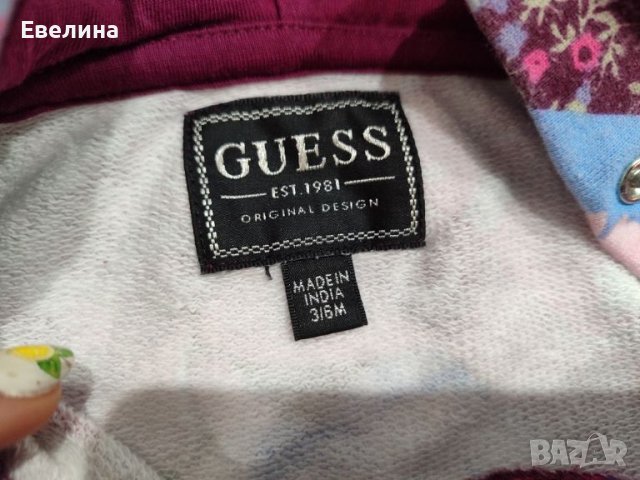 Оригинален комплект за бебе 3-6м Guess с двулицеви панталонки, снимка 5 - Комплекти за бебе - 46734736