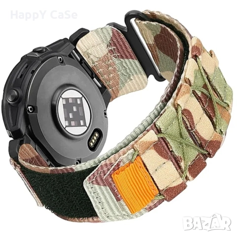 MILITARY QUICKFIT Каишка за Garmin Fenix/Instinct/Enduro/Epix/Quatix/Tactix, снимка 6 - Каишки за часовници - 51454620