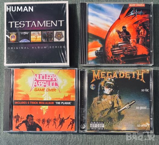 Nuclear Assault,Megadeth, снимка 1 - CD дискове - 45373353
