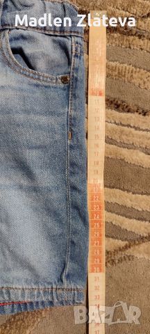 Къси дънкови панталониTEX 3-4г, снимка 5 - Детски къси панталони - 46104475