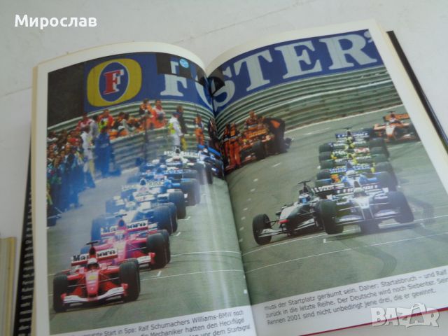 ФОРМУЛА 1 БОЛИД F1 КНИГА КАТАЛОГ ШУМАХЕР 2001 ГРАН ПРИ, снимка 6 - Други - 46183137