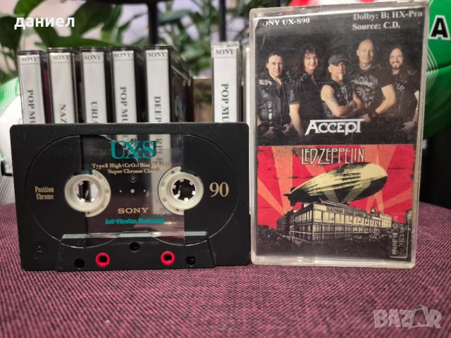 Аудио касети SONY - Deep Purple, Rainbow, Black Sabbath, Whitesnake, ACCEPT, Led Zeppelin,Uriah Heep, снимка 8 - Аудио касети - 52842892