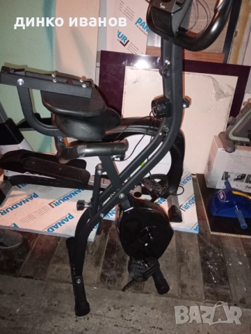 Сгъваем велоергометър , снимка 2 - Фитнес уреди - 53254419