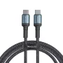 Кабел за телефон USB Type-C към Type-C 120cm (max60W) 480Mbps, снимка 1