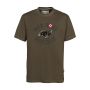 Мъжка тениска Percussion - Wild Boar Republic, в цвят Khaki, снимка 1 - Екипировка - 45337658