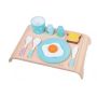 Детски дървен комплект закуска - син (004), снимка 1 - Образователни игри - 45631329