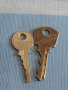 Два стари ключа за катинар за КОЛЕКЦИЯ ДЕКОРАЦИЯ БИТОВ КЪТ 40950, снимка 1