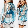 adidas(WMNS) x Pharrell Jacket 'Flower Blue' - дизайнерско дамско яке ХС, снимка 1