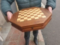 Поръчково изработен дървен шах , снимка 1