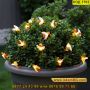 Декоративни лампички за градина със соларен панел във формата на пчелички - КОД 3702, снимка 5