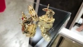 Van Cleef & Arpels VCA Gold Mother of Pearl Vintage Alhambra Clips Дамски Обеци, снимка 8