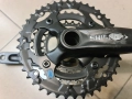 Корубели на куха ос Shimano Deore FC-M552 3-плочи 42/32/24 | 9 - 10 скорости | Hollowtech II, снимка 5
