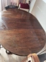 Голяма масивна маса 110-150 см разтегателна за кухня или работа, снимка 3